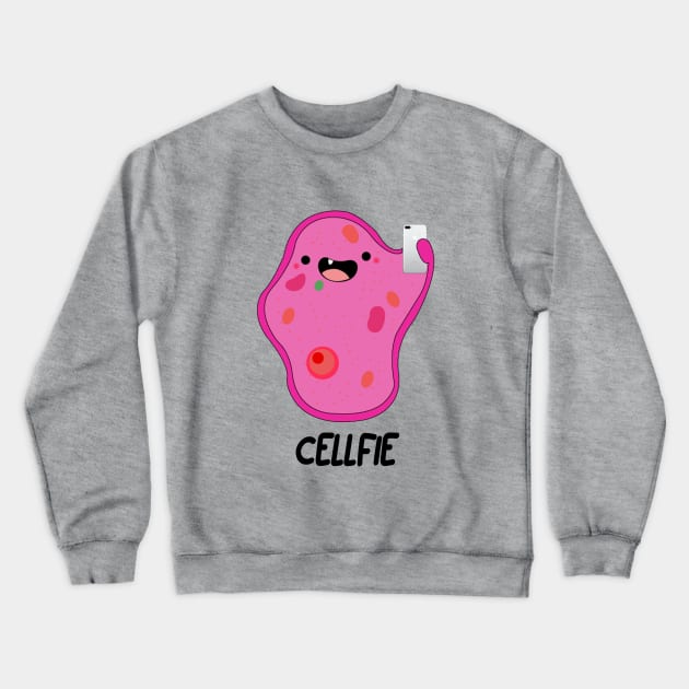 Cellfie Crewneck Sweatshirt by Mysticalart